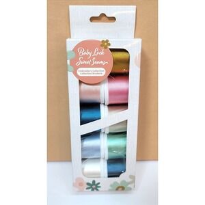 Baby‎ Lock Sweet Seams Madeira Rayon Embroidery Thread Set 10pc 220yd Spools NEW